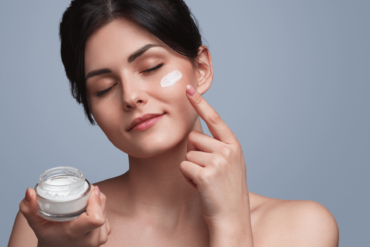 woman using best night moisturizer